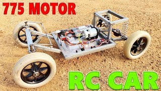 How to make a RC CAR with 775 Motor [upl. by Halsey150]