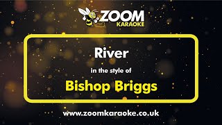 Bishop Briggs  River  Karaoke Version from Zoom Karaoke [upl. by Aicnelev]