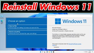 GUIDE How to Reinstall Windows 11 Very Easily amp Quickly Download [upl. by Amikat]