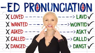 ED pronunciation  t d or id pronounce PERFECTLY every time  Free PDF amp Quiz [upl. by Namwob496]