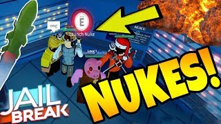 LAUNCHING NUKES IN JAILBREAK WITH ASIMO BADCC Kreekcraft  Jailbreak Testing ROBLOX [upl. by Catima863]