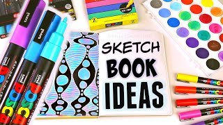 SKETCHBOOK IDEAS with POSCA PAINT PENS [upl. by Iew]