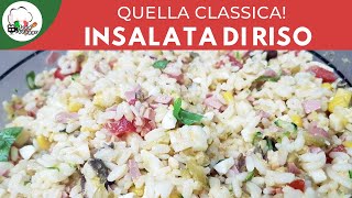 INSALATA DI RISO IN 1 MINUTO  ricette veloci  FoodVlogger [upl. by Croydon]