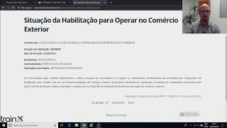 Como habilitar tirar o RADAR SISCOMEX para Importação e Exportação [upl. by Artapoelc845]