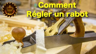 Les réglages du rabot à main technique de menuiserie [upl. by Oler]