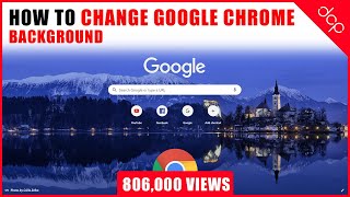 How to change Google Chrome Background   Customise Google Chrome [upl. by Atsillak655]