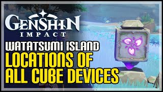 Watatsumi Island All Cube Device Puzzles Genshin Impact [upl. by Timothy]