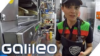 So hart ist der Job in einem Fastfood Restaurant  Galileo  ProSieben [upl. by Donela]