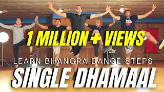 Learn Bhangra Dance Online Tutorial For Beginners  Single Dhamaal Step By Step  Lesson 1 [upl. by Desdemona]