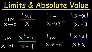 Limits and Absolute Value [upl. by Prudence]