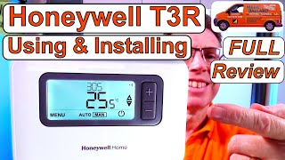 How to USE Program amp Install the Honeywell T3 amp T3R Including WiringUp Honeywell Home T3R Review [upl. by Hoppe399]