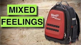 Milwaukee Packout Backpack  my honest review [upl. by Ydollem]