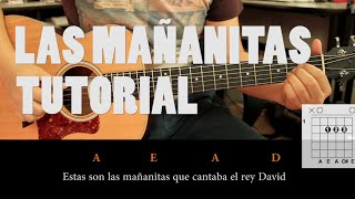 Como tocar Las Mañanitas en Guitarra Acústica ACORDES  Fácil [upl. by Atnauq]