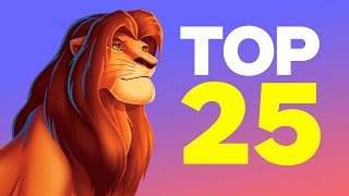 Top 25 Best Disney Animated Movies [upl. by Torr629]