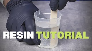 How to use Epoxy Resin For Beginners Resin Tutorial  RESIN ART [upl. by Rutherford]