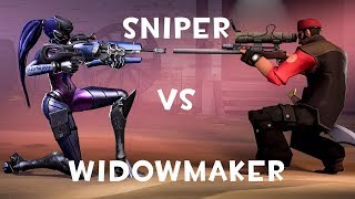 Sniper VS Widowmaker SFM [upl. by Einnaj]