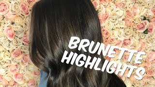 HOW TO HIGHLIGHT DARK HAIR [upl. by Ueih]