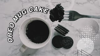 EASY 2 INGREDIENT OREO MUG CAKE ♡  ShayBrit [upl. by Cristine921]