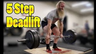 How To Deadlift Starting Strength 5 Step Deadlift [upl. by Asirak]