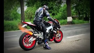 Aprilia RSV4 Factory  SC Project CRT sound exhaust rev [upl. by Nettle]