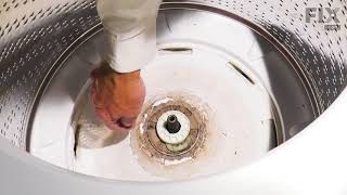 Whirlpool Washer Repair  How to Replace the Washplate [upl. by Amein701]