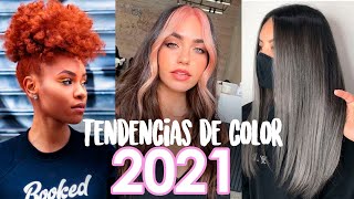 LAS TENDENCIAS DE COLOR 2021 🔥🔝 CABELLO [upl. by Nagaet993]