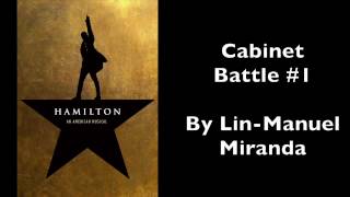 Hamilton  Cabinet Battle 1 InstrumentalKaraoke with Lyrics [upl. by Gnauq]