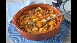 PATATAS CON CARNE  un guiso tradicional y delicioso [upl. by Direj]