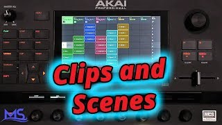 Akai Force Workflow Basics  Clips and Scenes [upl. by Otanutrof]