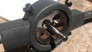 How To Thread A 22 lr Gun Barrel By Hand [upl. by Kahler785]