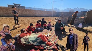 Building a wall in the barn reflects the effort and dedication of both women and men [upl. by Masry]