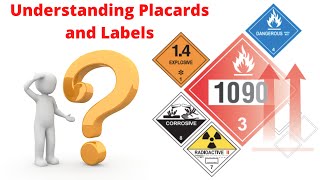 DOT Chart 16 Understanding HazMat Placards and Labels [upl. by Huan52]