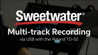 How to Record Multitrack Audio via USB with the Roland TD50 Drum Module [upl. by Atnahs]