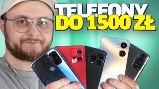 NAJLEPSZE SMARTFONY DO 1500ZŁ 2023 📱 TOP5 [upl. by Ahel825]