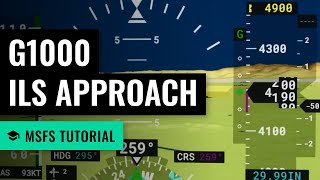 MSFS ILS Approach  Cessna 172  G1000  Microsoft Flight Simulator 2020 [upl. by Laszlo]