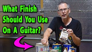 Luthier Quick Tip 3 How to Decide On A Guitar Finish [upl. by Eelram]