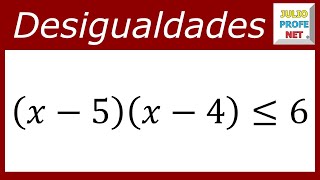 DESIGUALDADES CUADRÁTICAS  Ejercicio 3 [upl. by Dorolisa]