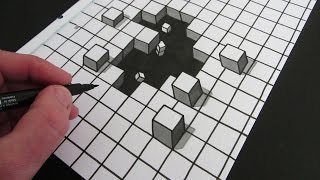 How to Draw a Hole 3D Illusion [upl. by Alit]