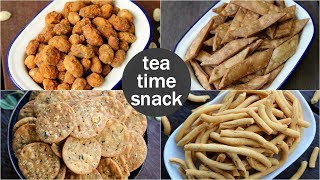 4 easy tea times snacks recipe  quick evening snacks recipes  light evening snacks [upl. by Tan31]