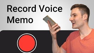 How to Record Voice on iPhone [upl. by Gniliem]