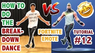 How To Do The Fortnite Breakdown Dance In Real Life Dance Tutorial 12  Learn How To Dance [upl. by Tomas6]