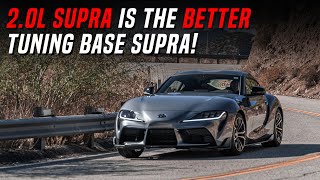 4cyl 20L Supra is the BETTER tuning base Supra [upl. by Sirrom]