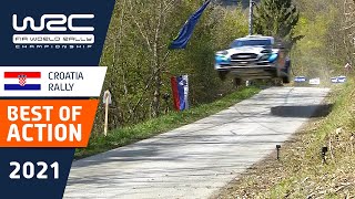 Best of rally action Croatia Rally 2021 [upl. by Eirret897]