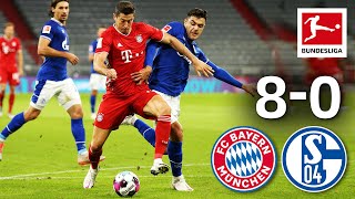 Bayern dominates Schalke with 8 goals  FC Bayern  Schalke  80  Matchday 1 – Bundesliga 2021 [upl. by Elysee598]