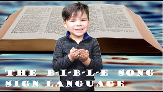 TUTORIAL ONLY The BIBLE song in Sign Language [upl. by Welbie873]