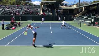 Top Doubles Points  College Tennis 2019 [upl. by Aerdna]