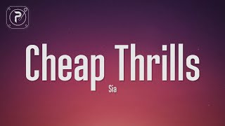 Sia  Cheap Thrills Lyrics [upl. by Anuska]