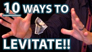 10 Ways to LEVITATE Epic Magic Trick How Tos Revealed [upl. by Drarig]