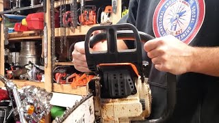 Stock Stihl 026  MS260 vs Muffler mod [upl. by Gastineau]