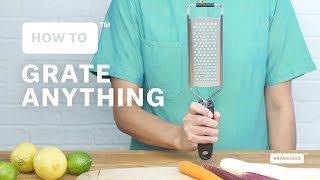 Brandless How To Use a Cheese Grater For More Than Just Cheese [upl. by Sidky850]